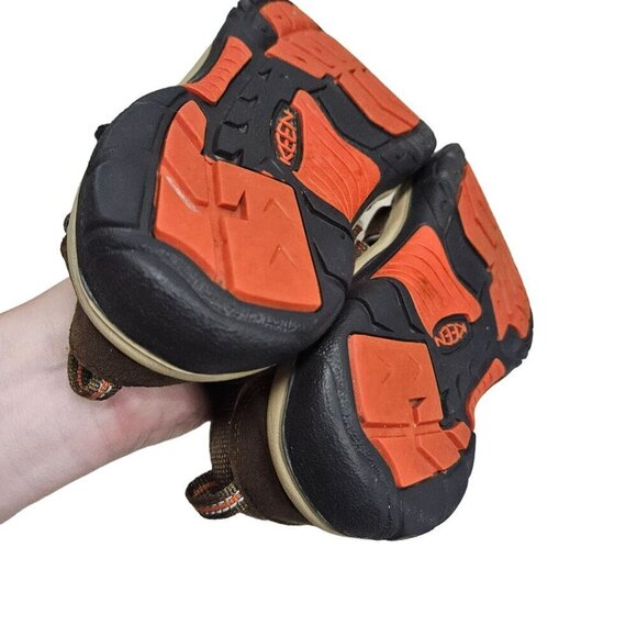 Keen Newport H2 Sandals Size 6 US Youth Waterproof Brown/Orange‎ - Picture 9 of 12
